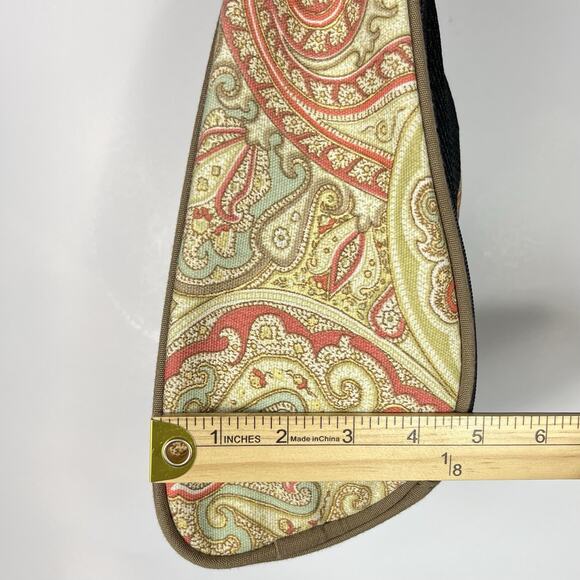 Womens‎ Y2K Sassy Caddy Golf Shoe Sports Multifunction Tote Bag Paisley Print - Picture 10 of 11